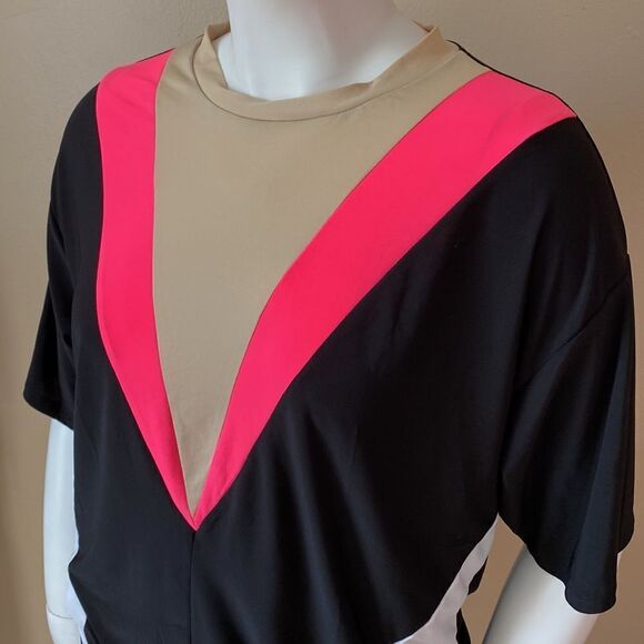 NWT Game Mode Colorblock Short Set - Neon Pink - Size:XL - Picture 7 of 16